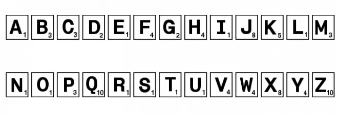 Tilez Schriftart Groß