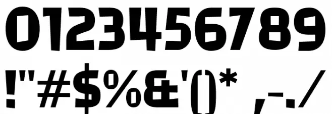 Tilges Demo Regular Font OTHER CHARS