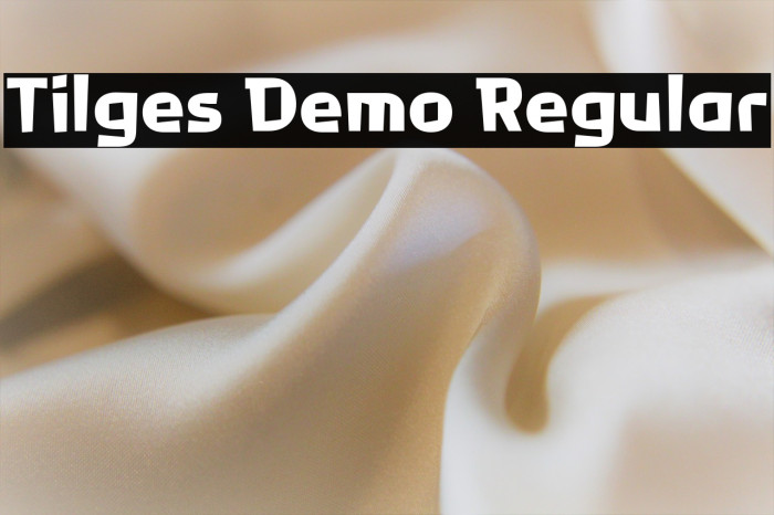 Tilges Demo Regular Example 2