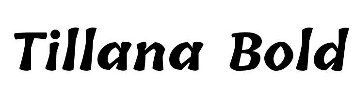 Tillana Bold Font