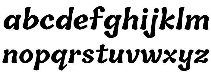 Tillana Bold Font LOWERCASE