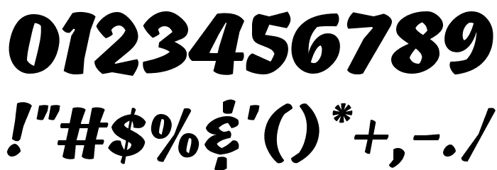 Tillana ExtraBold Font OTHER CHARS