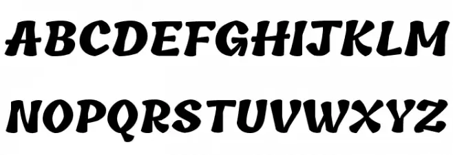 Tillana ExtraBold Schriftart Groß