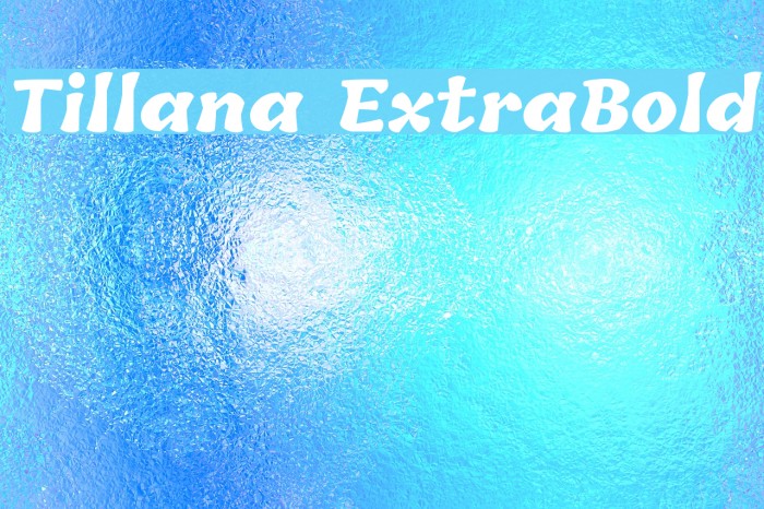 Tillana ExtraBold Font examples