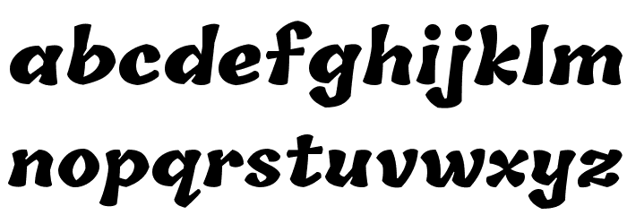 Tillana ExtraBold Font LOWERCASE