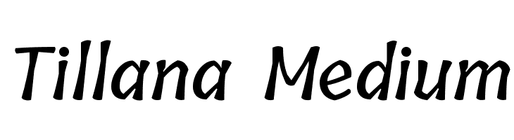 Tillana Medium Font