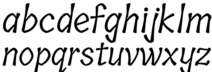 Tillana Regular Font LOWERCASE