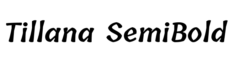 Tillana SemiBold  لخطوط تنزيل
