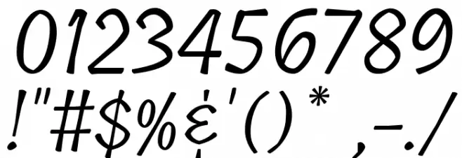 Tillana Font OTHER CHARS