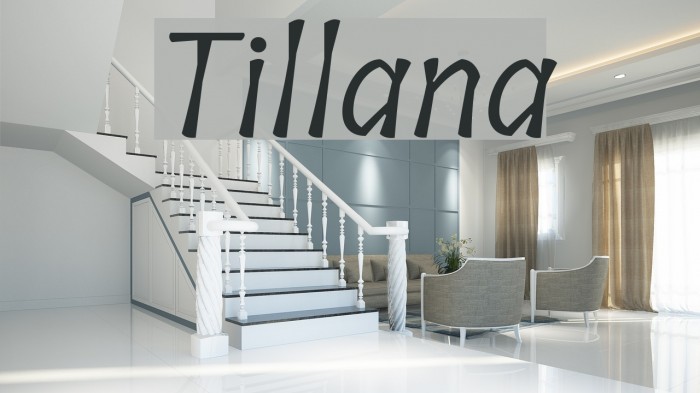 Tillana Font examples