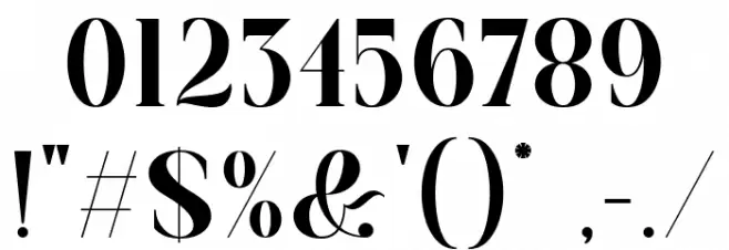 Tilmans Regular Font OTHER CHARS