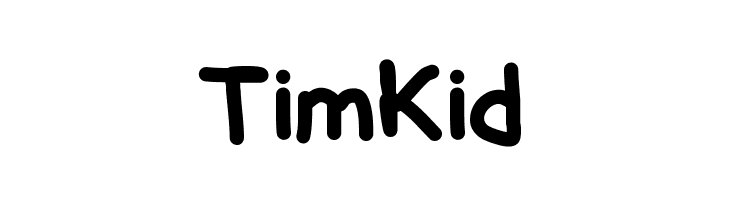 TimKid Font