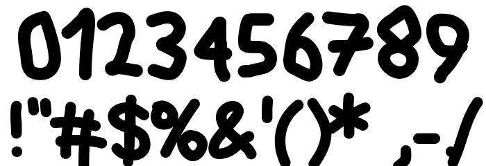 TimKid Font OTHER CHARS