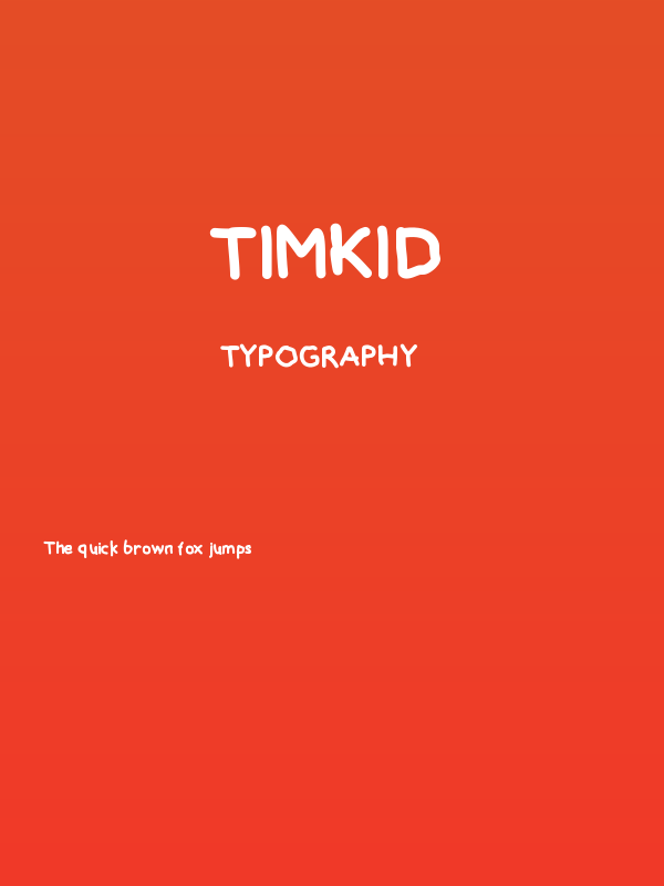 TimKid Poster