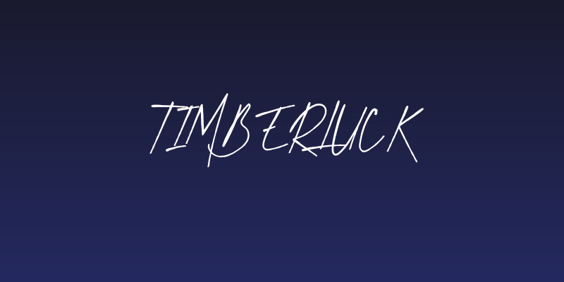 Timberluck Social Header
