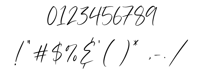 Timberlyn Font OTHER CHARS