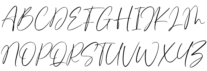 Timberlyn Font UPPERCASE
