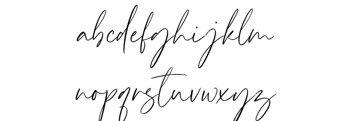 Timberlyn Font LOWERCASE
