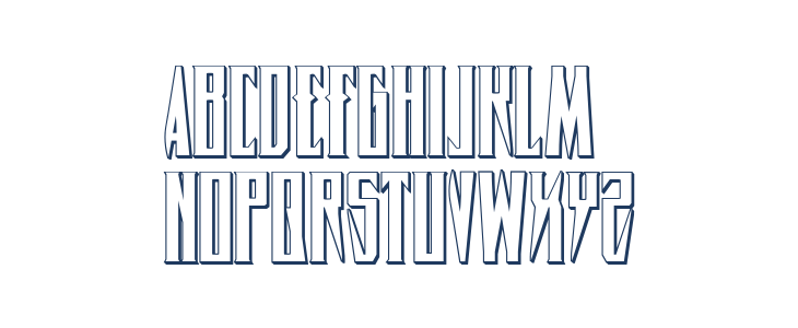 Timberwolf 3D Regular Lowercase