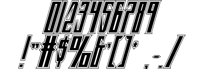 Timberwolf Academy Italic Font OTHER CHARS