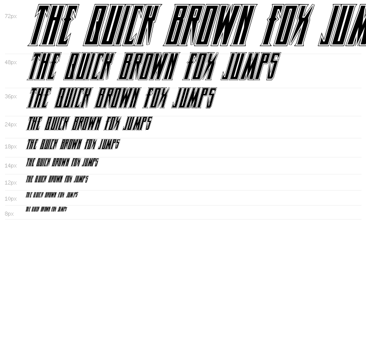 Timberwolf Academy Italic Waterfall