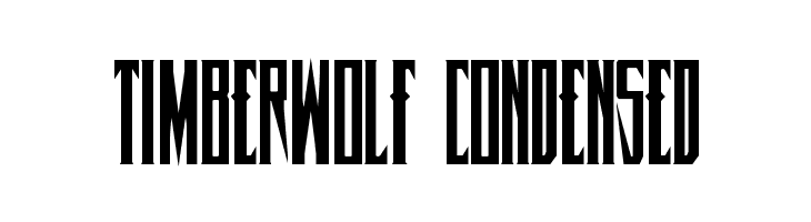 Timberwolf Condensed  免费字体下载