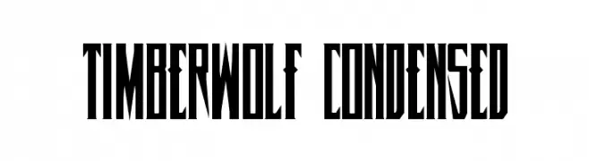 Timberwolf Condensed  les polices de caractères gratuit tlcharger
