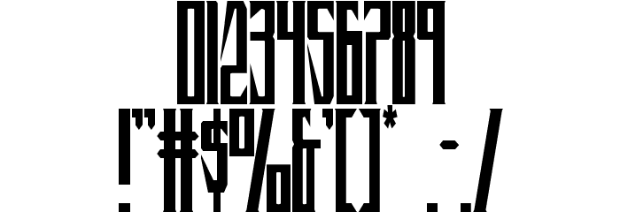 Timberwolf Condensed Font OTHER CHARS