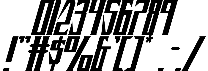 Timberwolf Expanded Italic Font OTHER CHARS