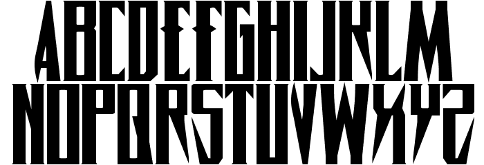 Timberwolf Expanded Font LOWERCASE