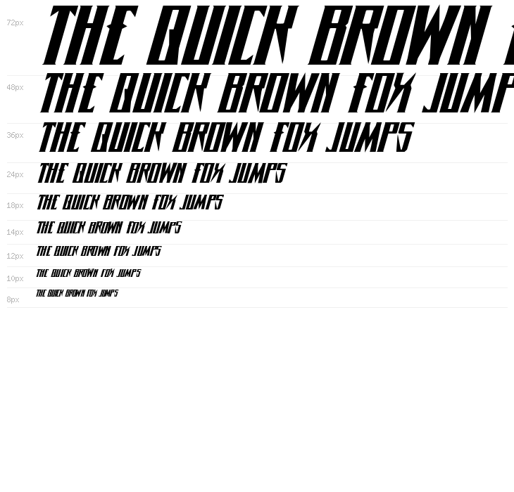 Timberwolf Extra-expanded Italic Waterfall