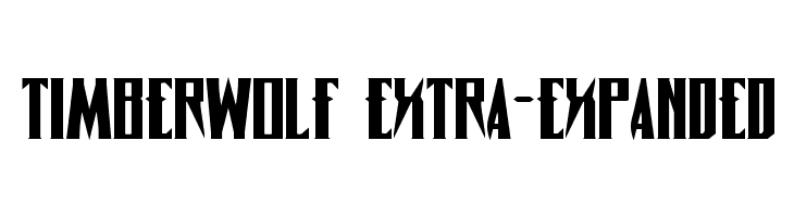 Timberwolf Extra-expanded  les polices de caractères gratuit tlcharger