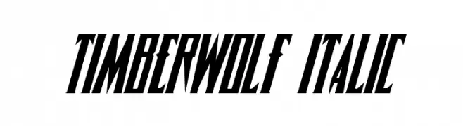 Timberwolf Italic  les polices de caractères gratuit tlcharger