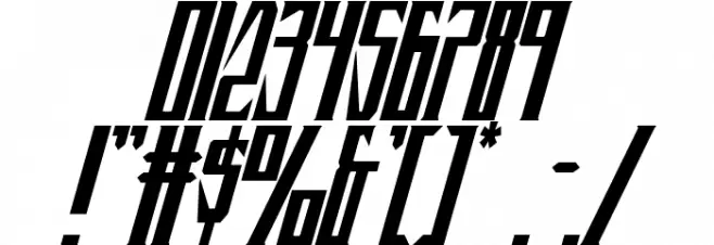 Timberwolf Italic Font OTHER CHARS