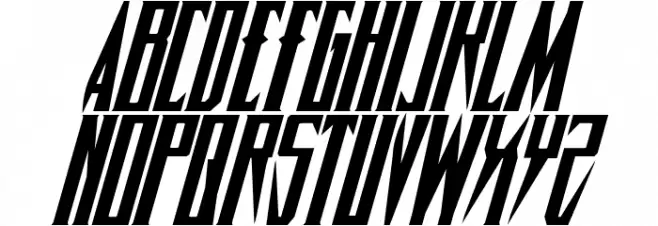 Timberwolf Italic Caratteri MINUSCOLO