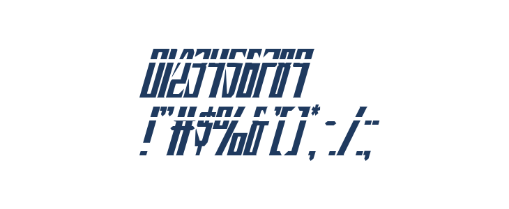 Timberwolf Laser Italic Other Characters
