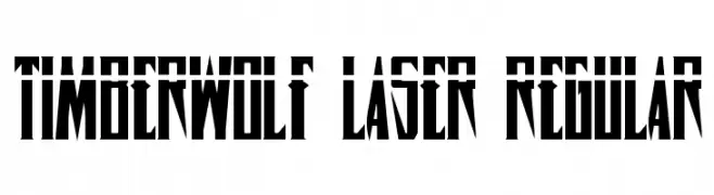 Timberwolf Laser Regular  Descarca Fonturi Gratis