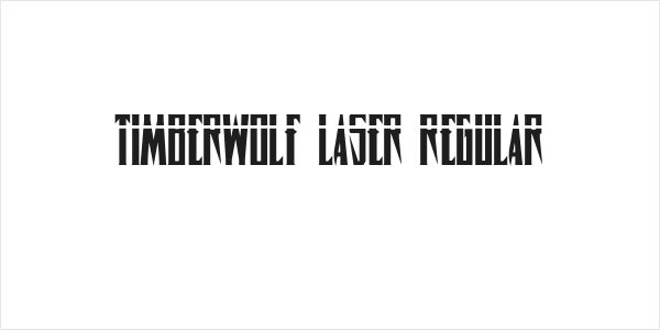 Timberwolf Laser Regular Logo
