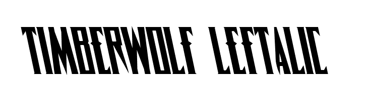 Timberwolf Leftalic  免费字体下载