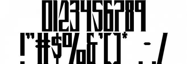 Timberwolf Regular Font OTHER CHARS