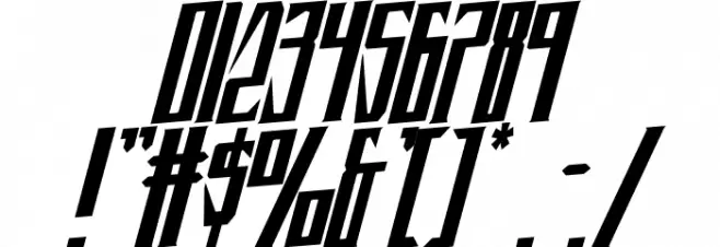 Timberwolf Rotalic Font OTHER CHARS