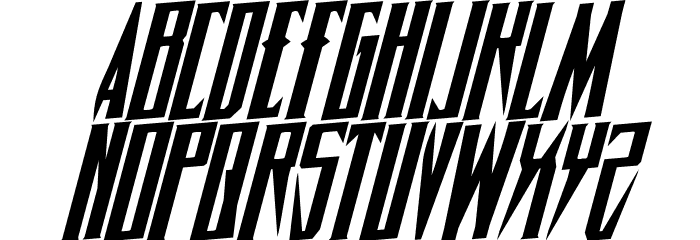 Timberwolf Rotalic Font LOWERCASE