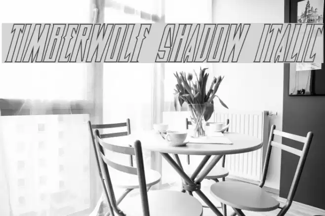 Timberwolf Shadow Italic  examples