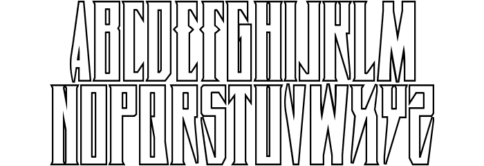 Timberwolf Shadow Regular Font LOWERCASE