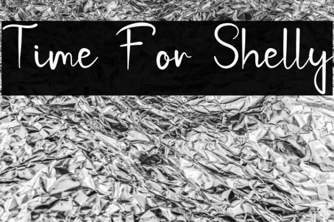 Time For Shelly Font examples