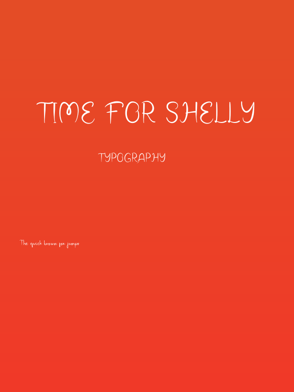 Time For Shelly Poster