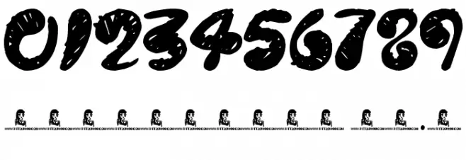 Time Machine フォント その他の文字
