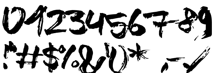 Time Machino Font OTHER CHARS