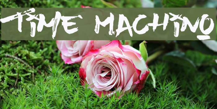 Time Machino Font examples