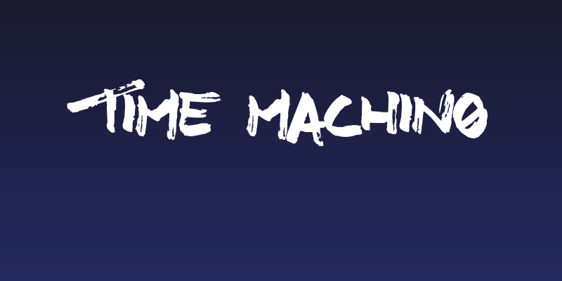 Time Machino Social Header